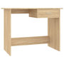 Voir la diapositive 2 : VIDAXL Bureau Chene sonoma 100x50x76 cm Bois d'ingenierie