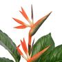 Voir la diapositive 2 : VIDAXL Plante artificielle Strelitzia avec pot Rouge 100 cm