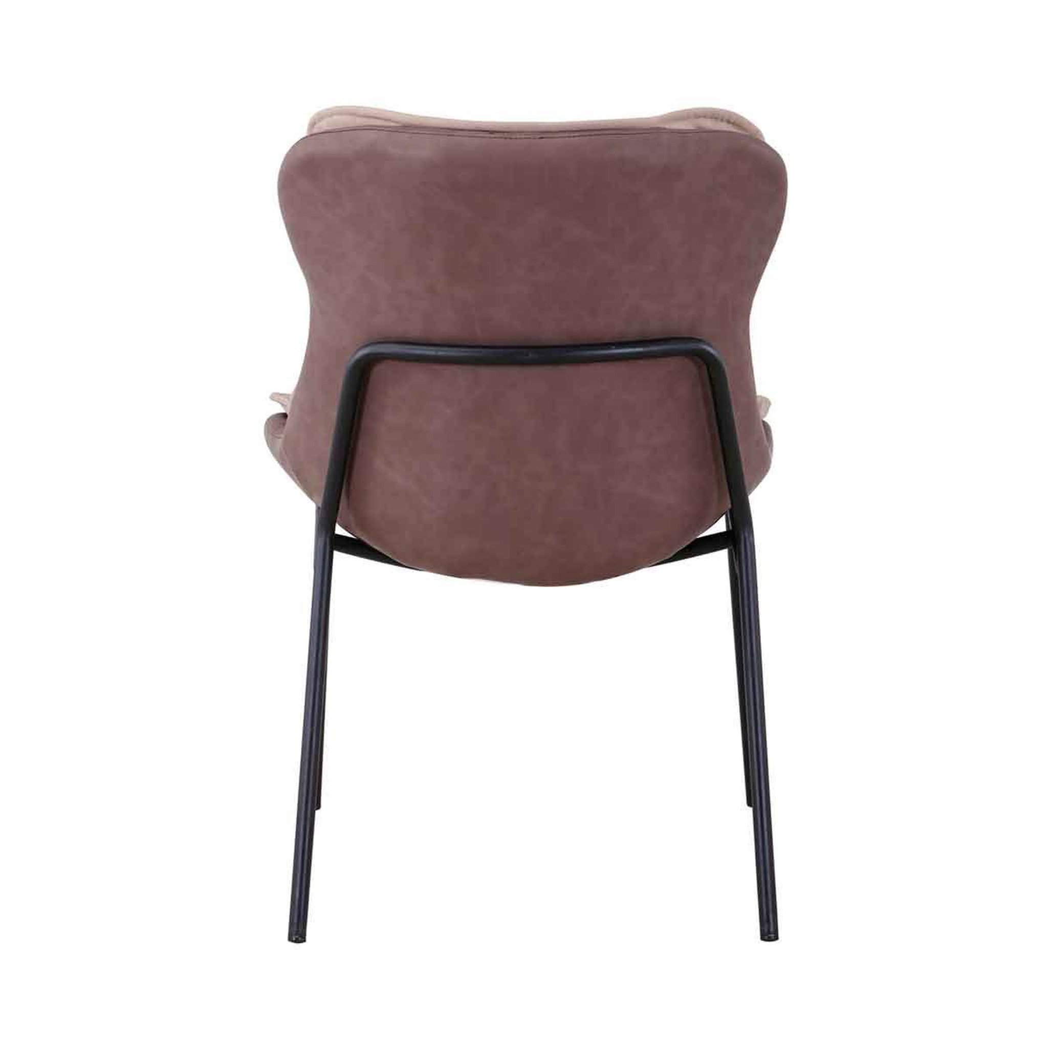 Voir la diapositive 4 : Paris Prix Chaise design  brady  84cm beige & marron