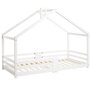 Voir la diapositive 5 : MERAX Lit cabane enfant 90 x 200 cm avec sommier