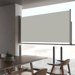 VIDAXL Auvent lateral retractable de patio 80x300 cm Creme