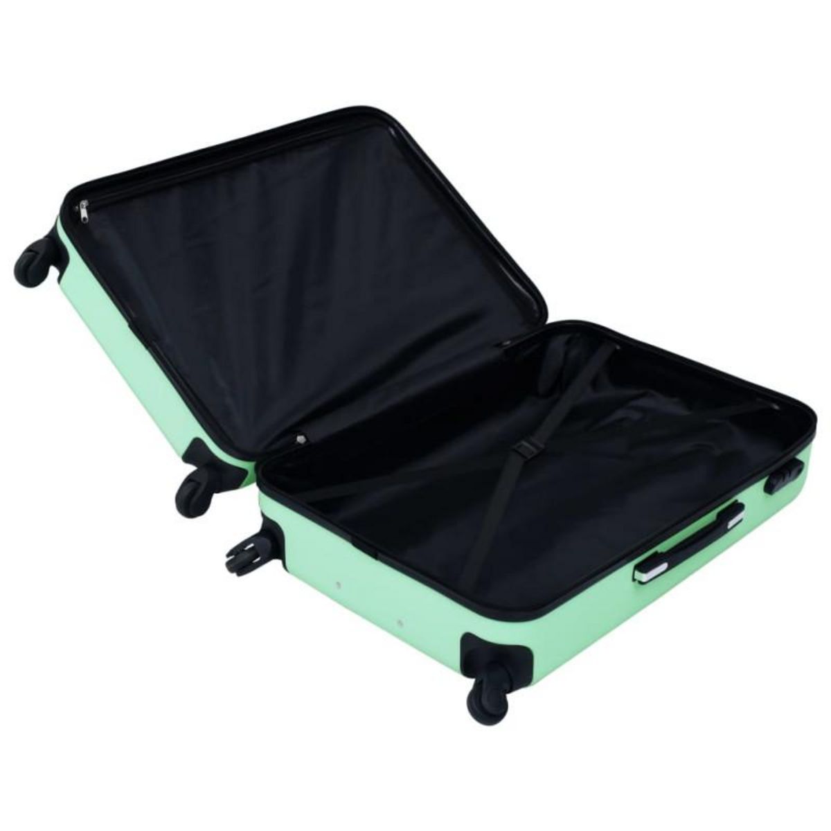 VIDAXL Ensemble de valises rigides 3 pcs Menthe ABS