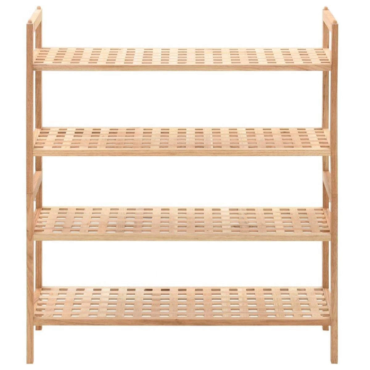 VIDAXL Etagere a chaussures Bois de noyer massif 69 x 26 x 81 cm