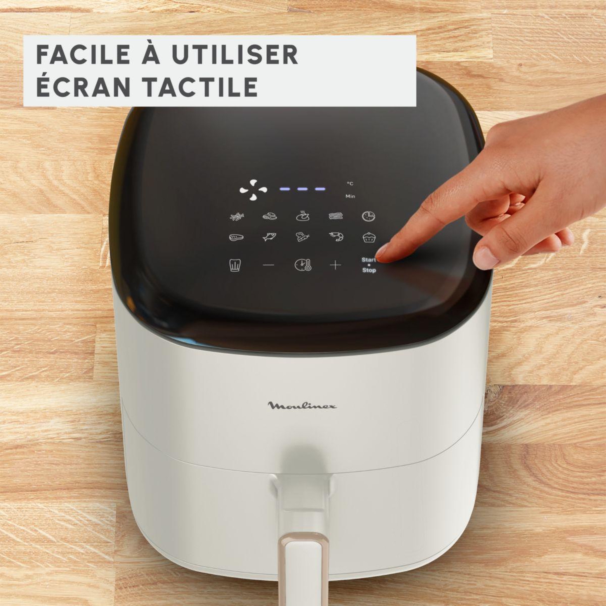 Voir la diapositive 4 : MOULINEX Friteuse sans huile EASY FRY MAX 5 L BEIGE EZ245A20
