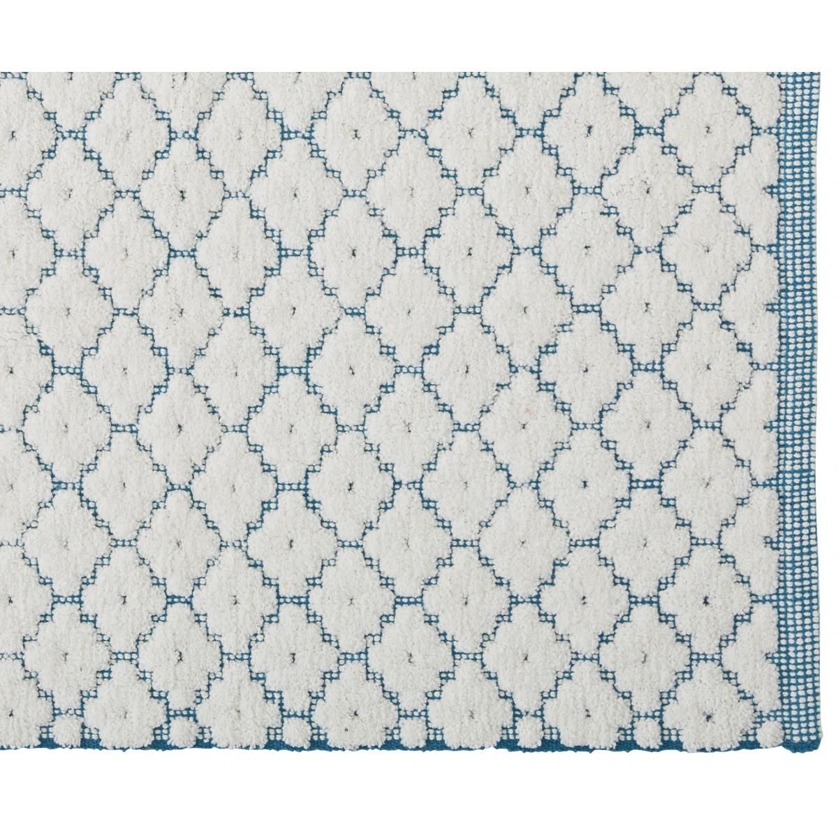 GUY LEVASSEUR Tapis de bain déco en coton tufté 50x80cm