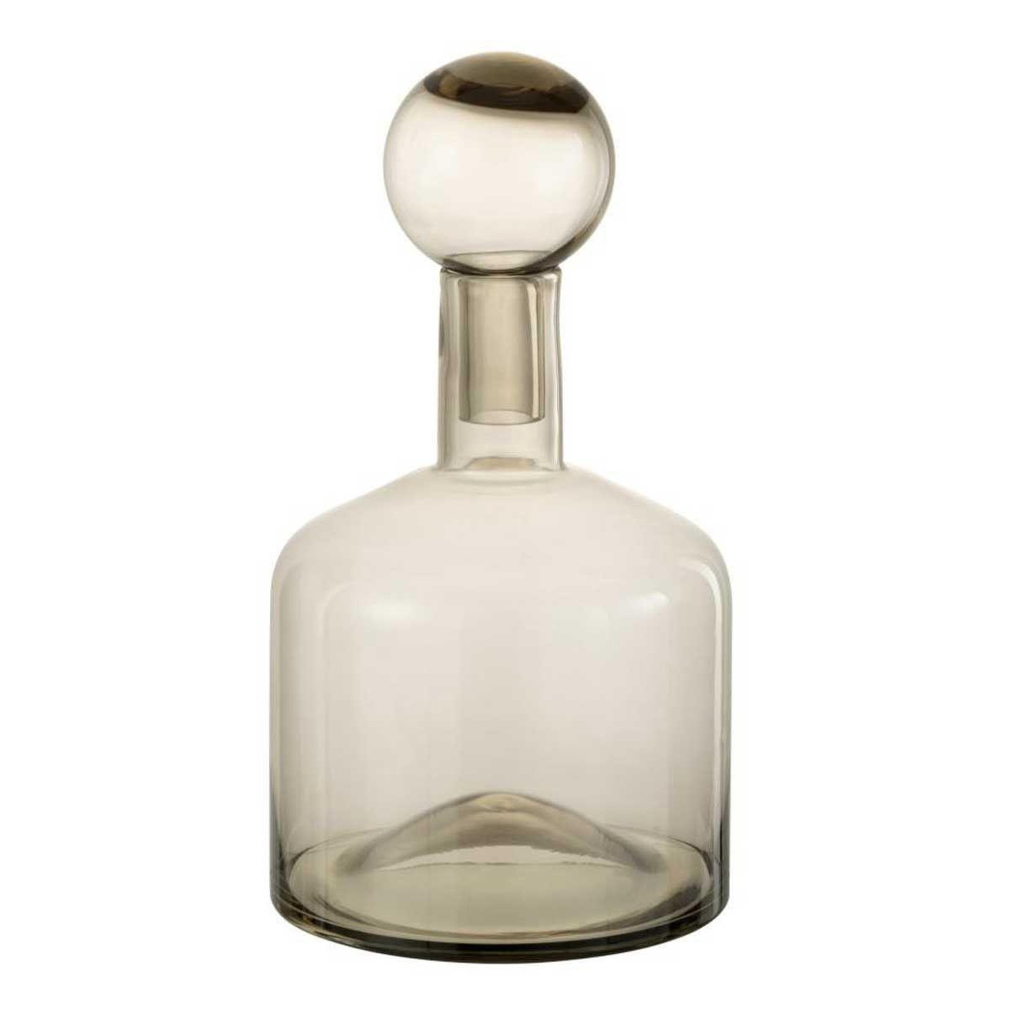 J-LINE Bouteille en verre  norma  40cm gris