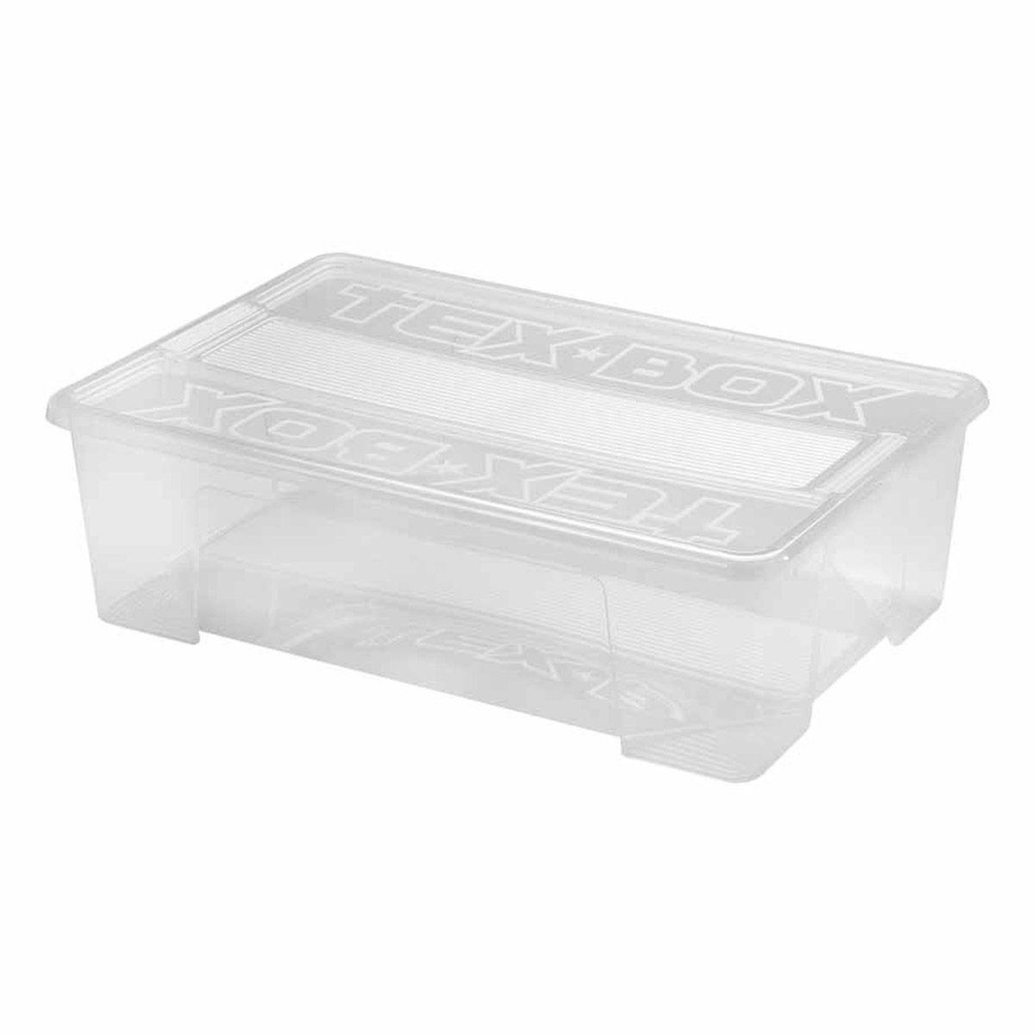 HOMEA Boîte de rangement  texbox  28l transparent