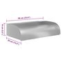 Voir la diapositive 6 : VIDAXL Cascade avec LED 60x34x14 cm Acier inoxydable 304