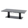 Voir la diapositive 3 : HESPERIDE Table de jardin relevable rectangulaire en aluminium SALIMIA - Gris graphite