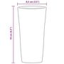 Voir la diapositive 6 : VIDAXL Verres à bière 6 pcs 475 ml