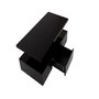 Voir la diapositive 6 : MERAX Table Basse Avec 1 Tiroir Et LED Noir