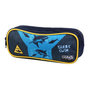 Voir la diapositive 2 : Bagtrotter BAGTROTTER Trousse scolaire 2 compartiments Vorax Bleue Requins