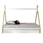 Voir la diapositive 2 : Paris Prix Pack - Lit Enfant & Tiroir  Tipi  90x200cm Blanc