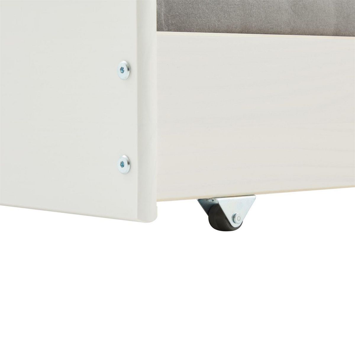 IDIMEX Lit gigogne avec rangements JESSY, 90 x 190 cm en pin massif