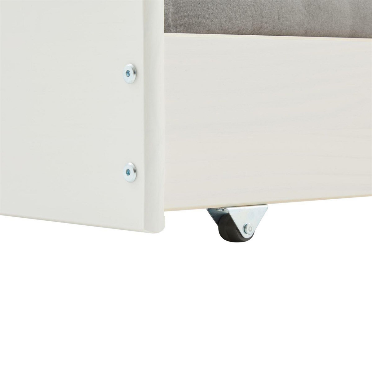 IDIMEX Lit gigogne avec rangements JESSY, 90 x 190 cm en pin massif