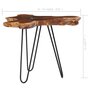Voir la diapositive 6 : VIDAXL Table basse 70x45 cm Bois de teck massif et polyresine