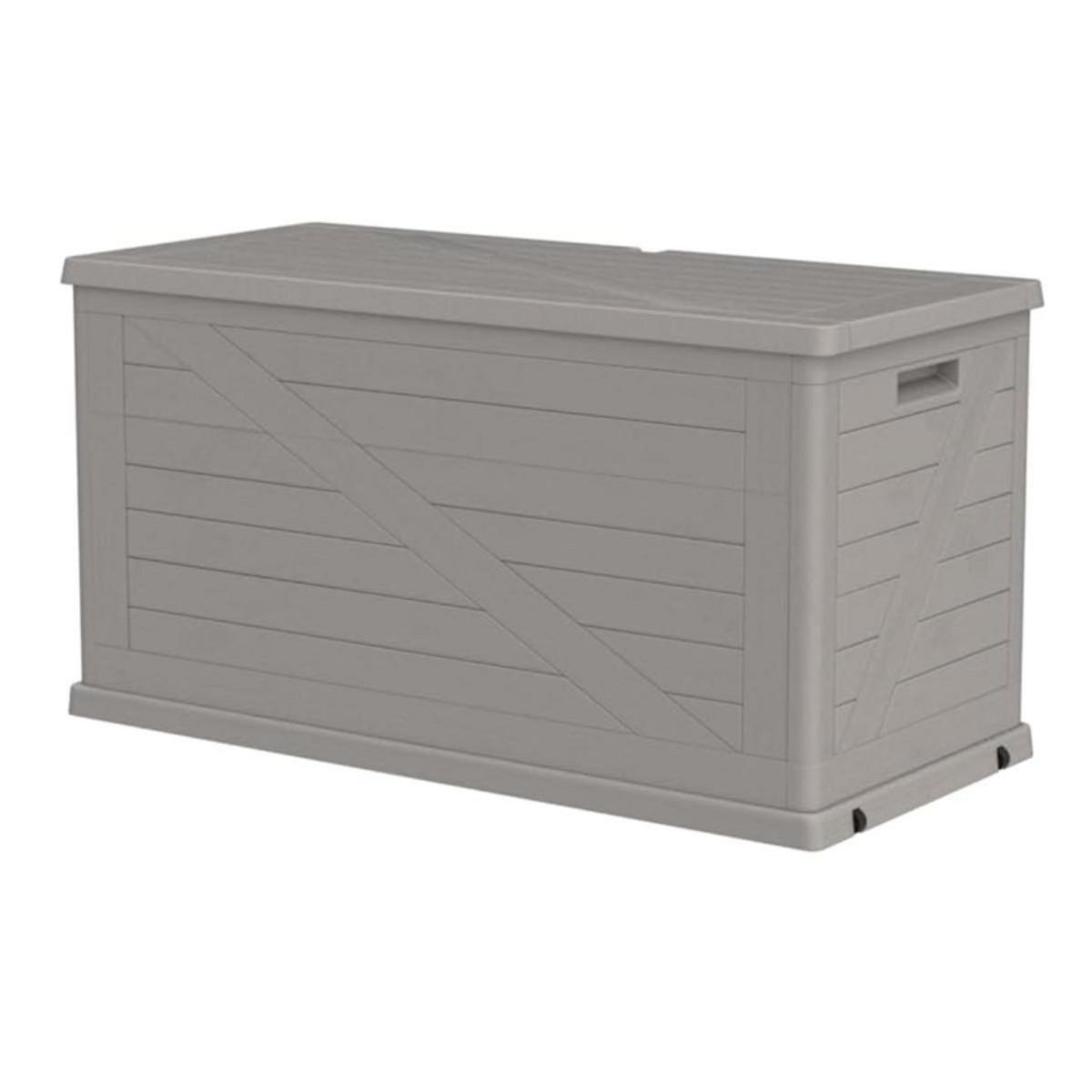 Toomax Coffre de rangement 420L 120x57x63 cm Effet bois Résine TOOMAX