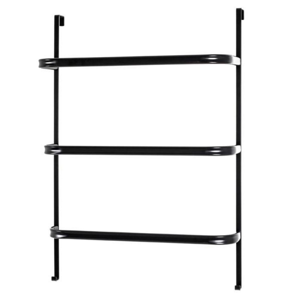 Paris Prix Porte-Serviettes 3 Niveaux  Suspendre  78cm Noir