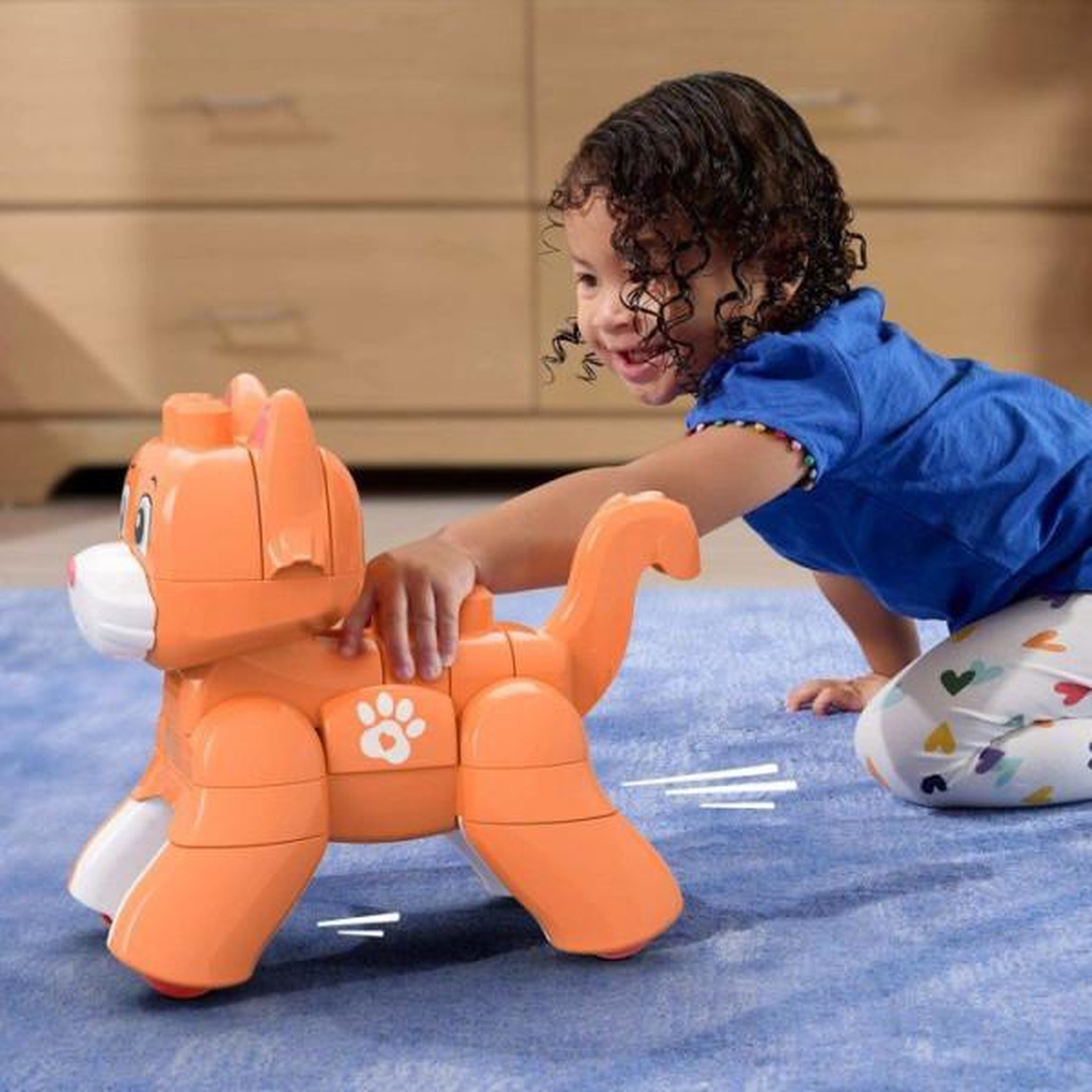 Voir la diapositive 5 : MATTEL MEGA BLOKS Fisher-Price - Mon Chaton 3 en 1 à Construire - Plastique - 25 pièces - Dès 3 ans