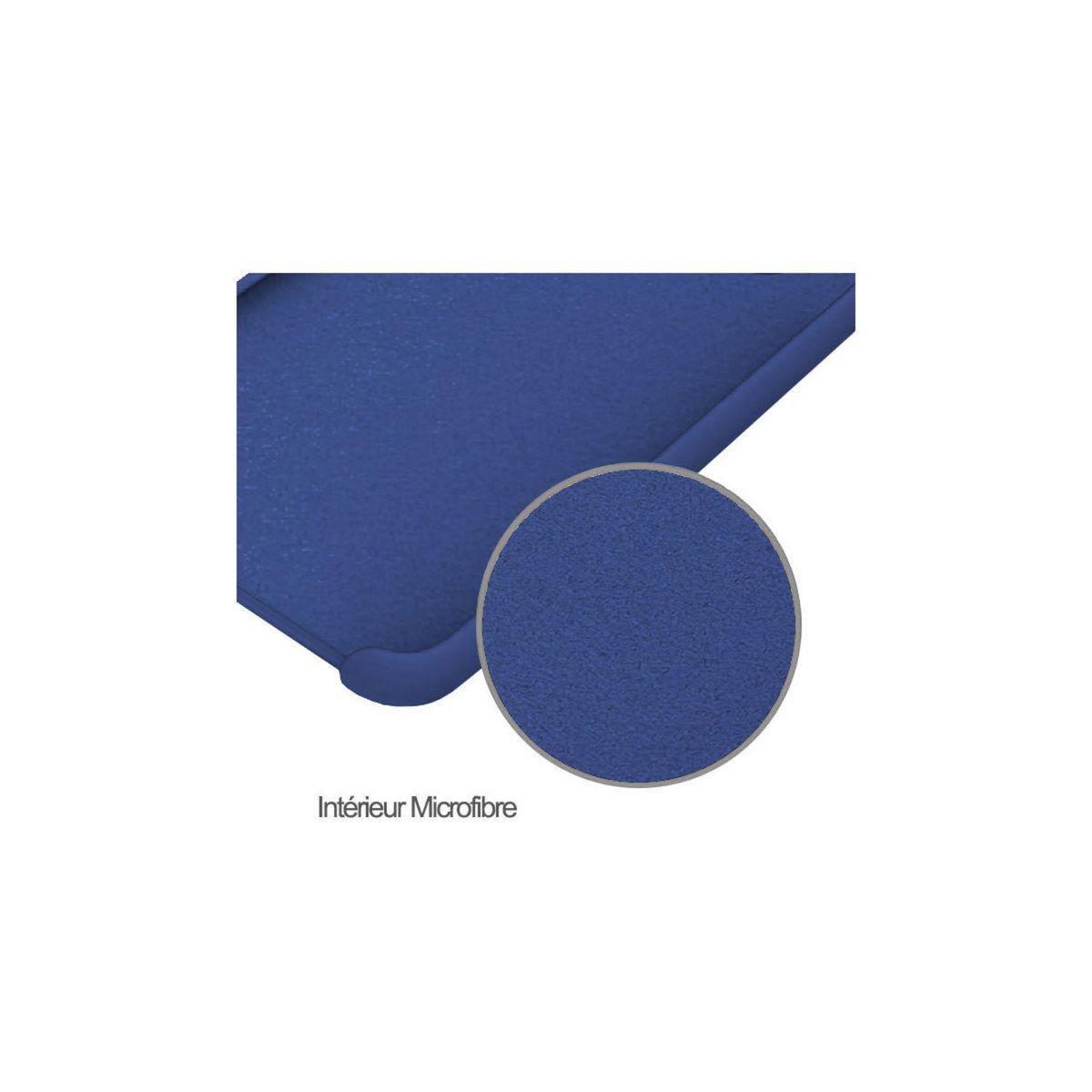 IBROZ Pack Honor 9x Coque Silicone bleu