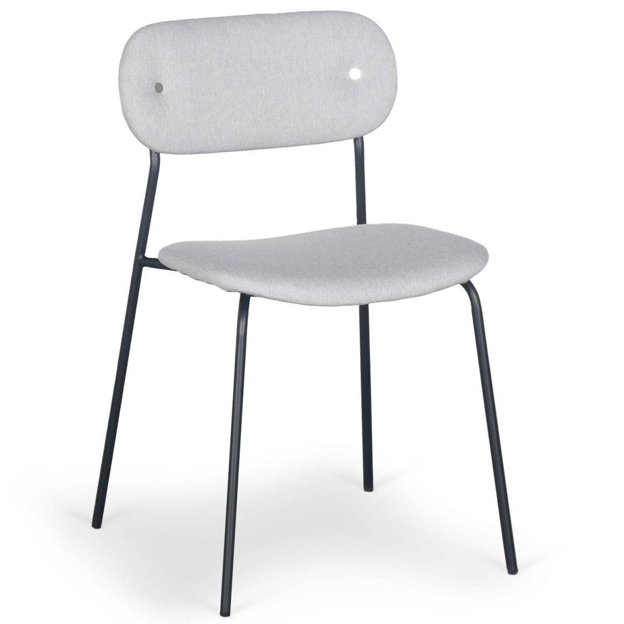 Voir la diapositive 3 : Paris Prix Lot de 4 Chaises Design  Tyler  80cm Gris