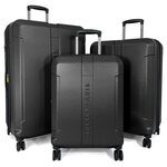 Delsey Set de 3 valises Delsey. Coloris disponibles : Noir, Gris