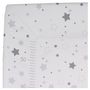 Voir la diapositive 3 : Babycalin Matelas à langer Luxe 50x70cm ETOILE GRIS CLAIR