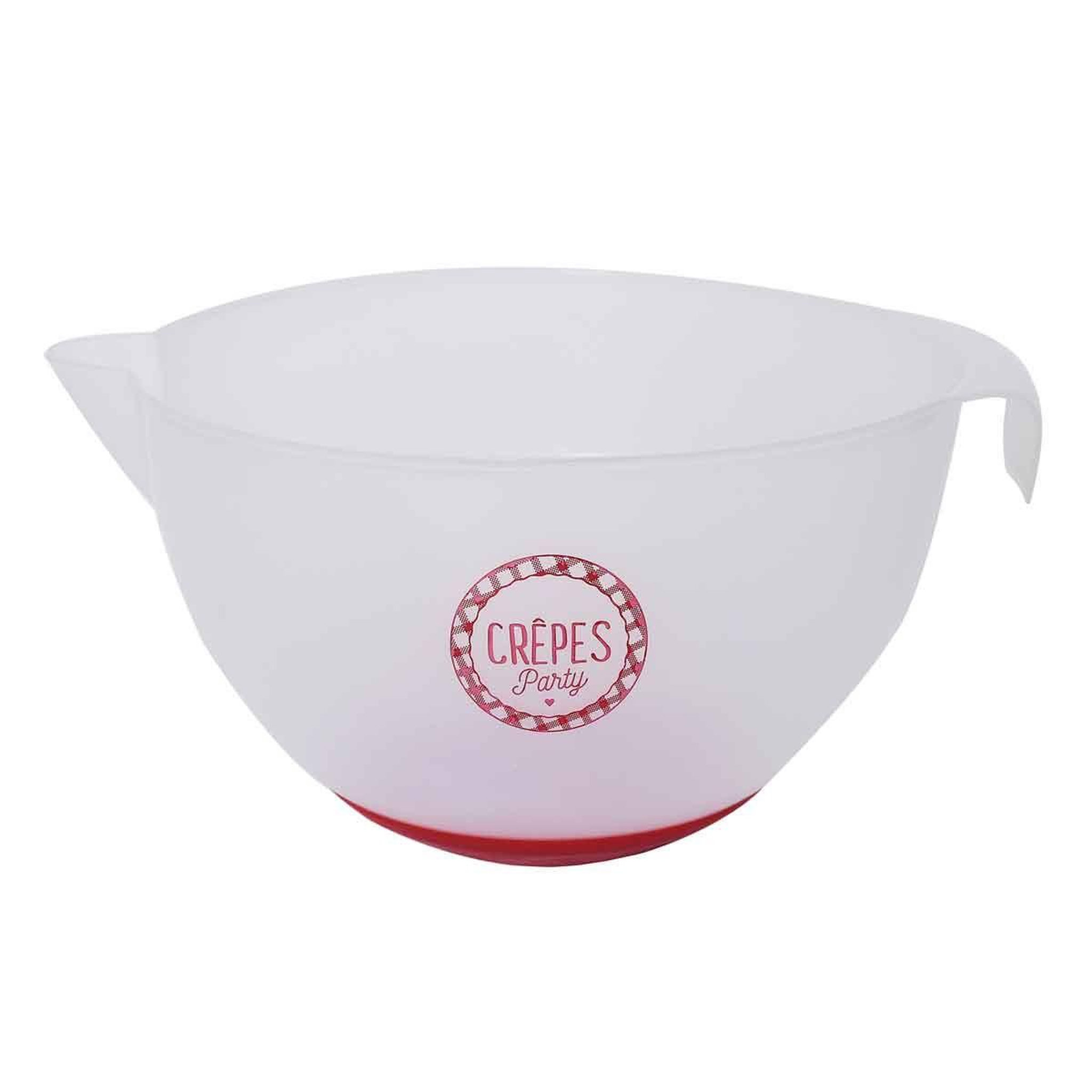 Lily Cook Bol mélangeur  chandeleur  3l transparent