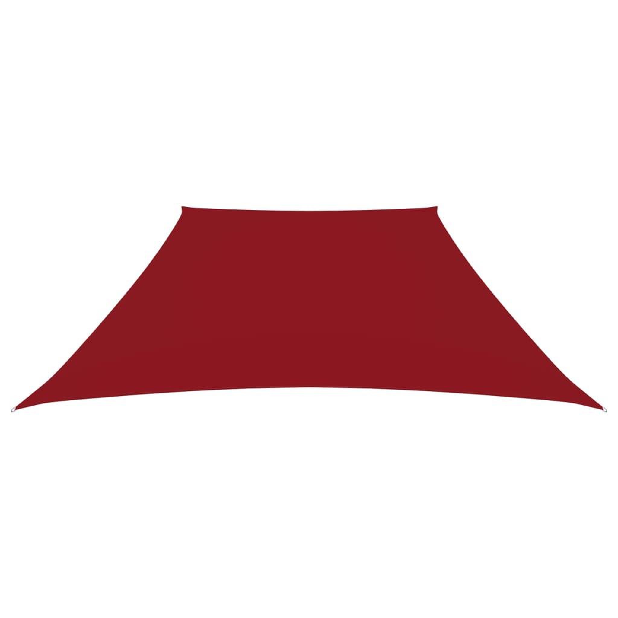 Voir la diapositive 2 : VIDAXL Voile de parasol Tissu Oxford trapeze 2/4x3 m Rouge