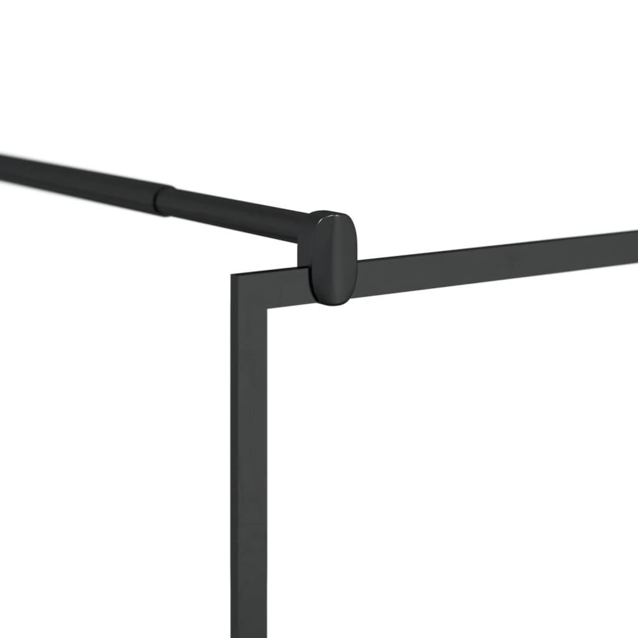 Voir la diapositive 5 : VIDAXL Paroi de douche a verre ESG transparent 80x195 cm Noir