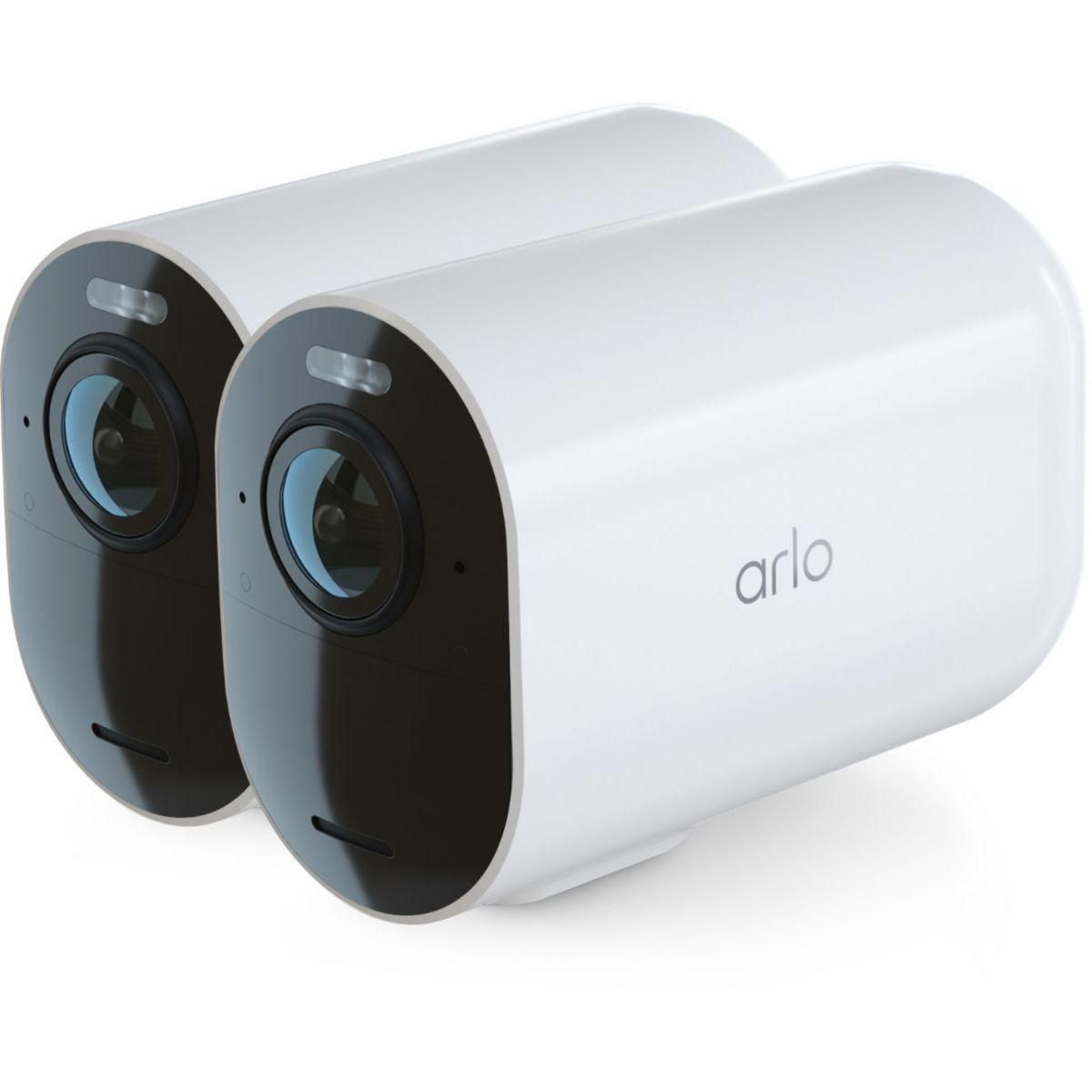 ARLO Caméra de surveillance 2 cam. extérieures blanches Ultra 2 XL