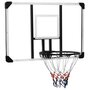 Voir la diapositive 1 : VIDAXL Panneau de basket-ball Transparent 106x69x3 cm Polycarbonate
