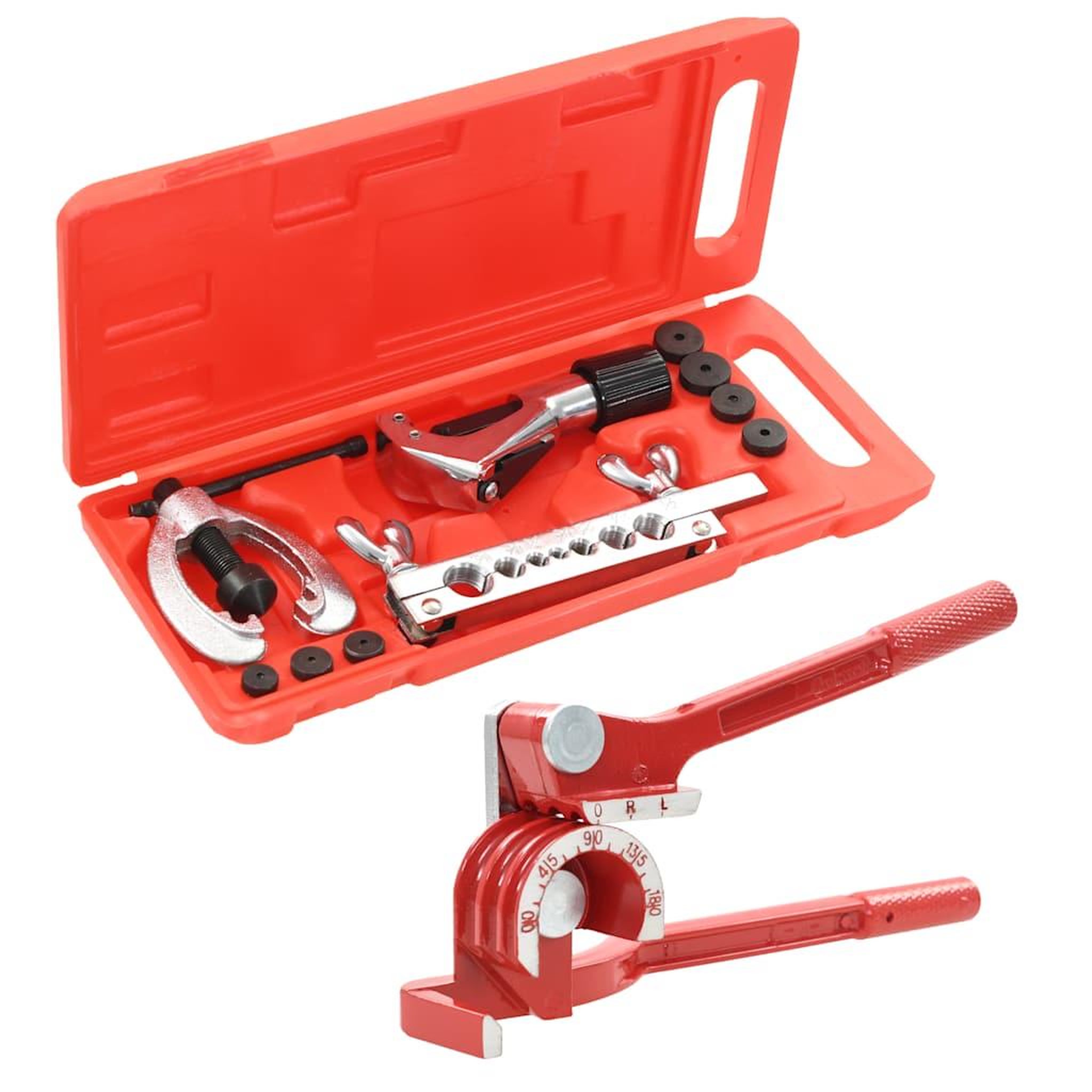 Voir la diapositive 1 : VIDAXL Boîte a outils avec une pince a cintrer