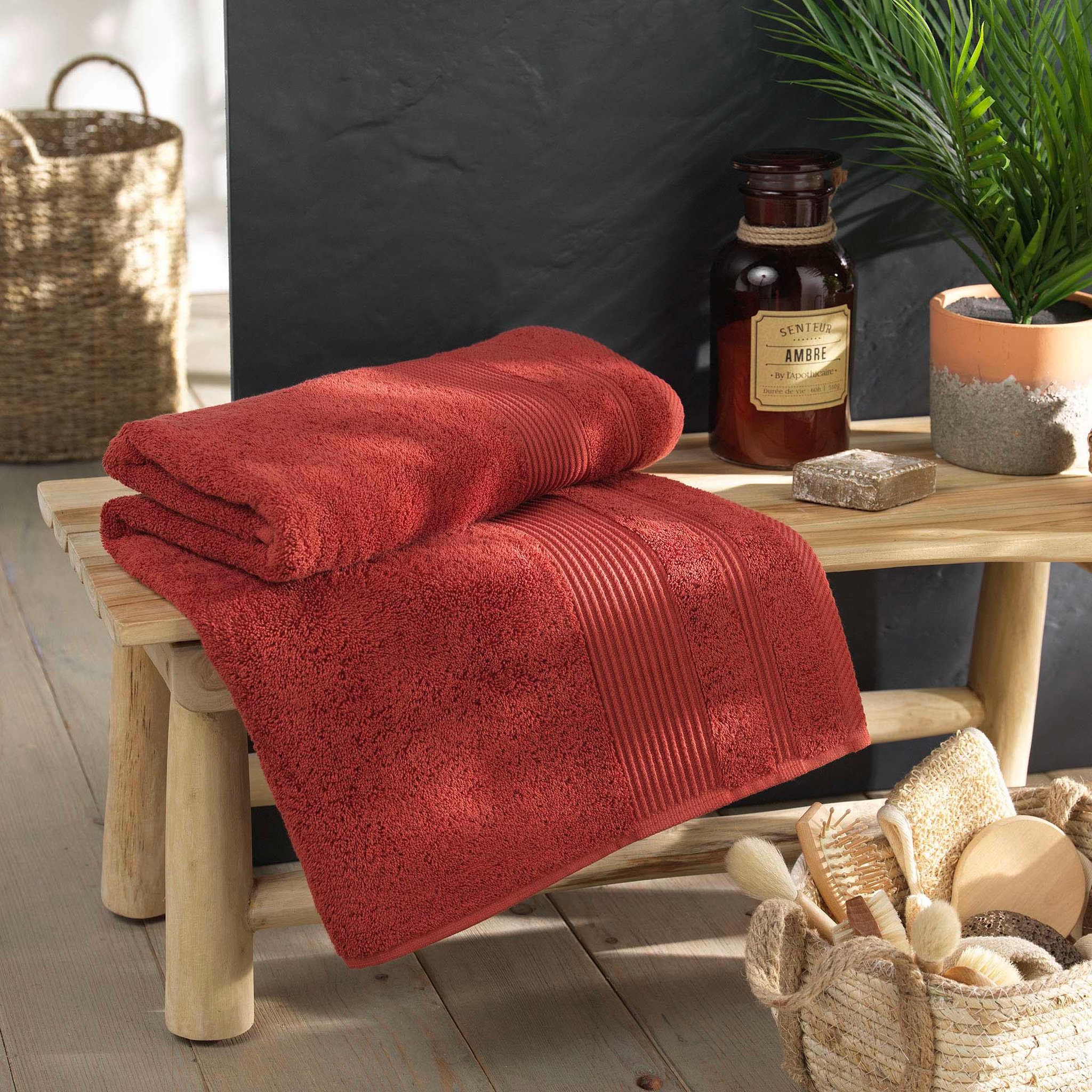 Voir la diapositive 2 : Eden Serviette de toilette en coton tendresse