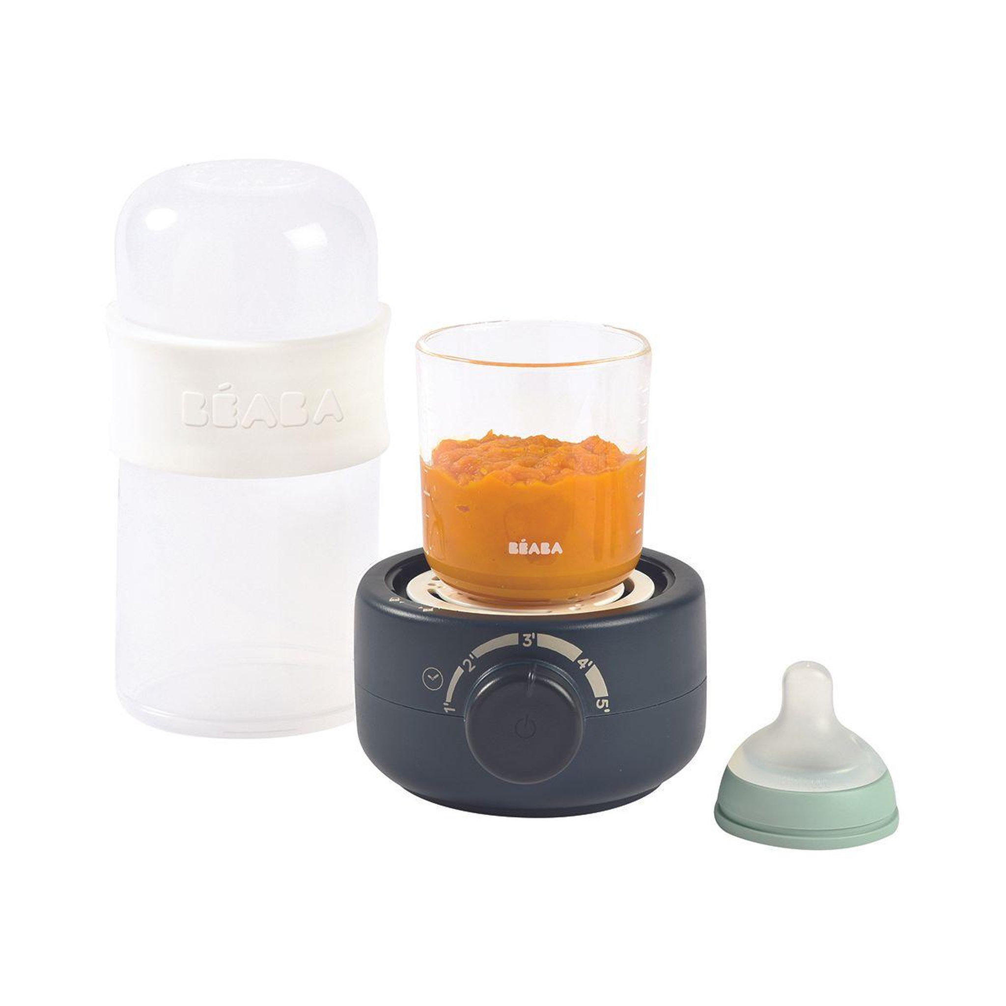 Voir la diapositive 4 : BEABA Chauffe biberon baby milk second ultra fast bottle warne