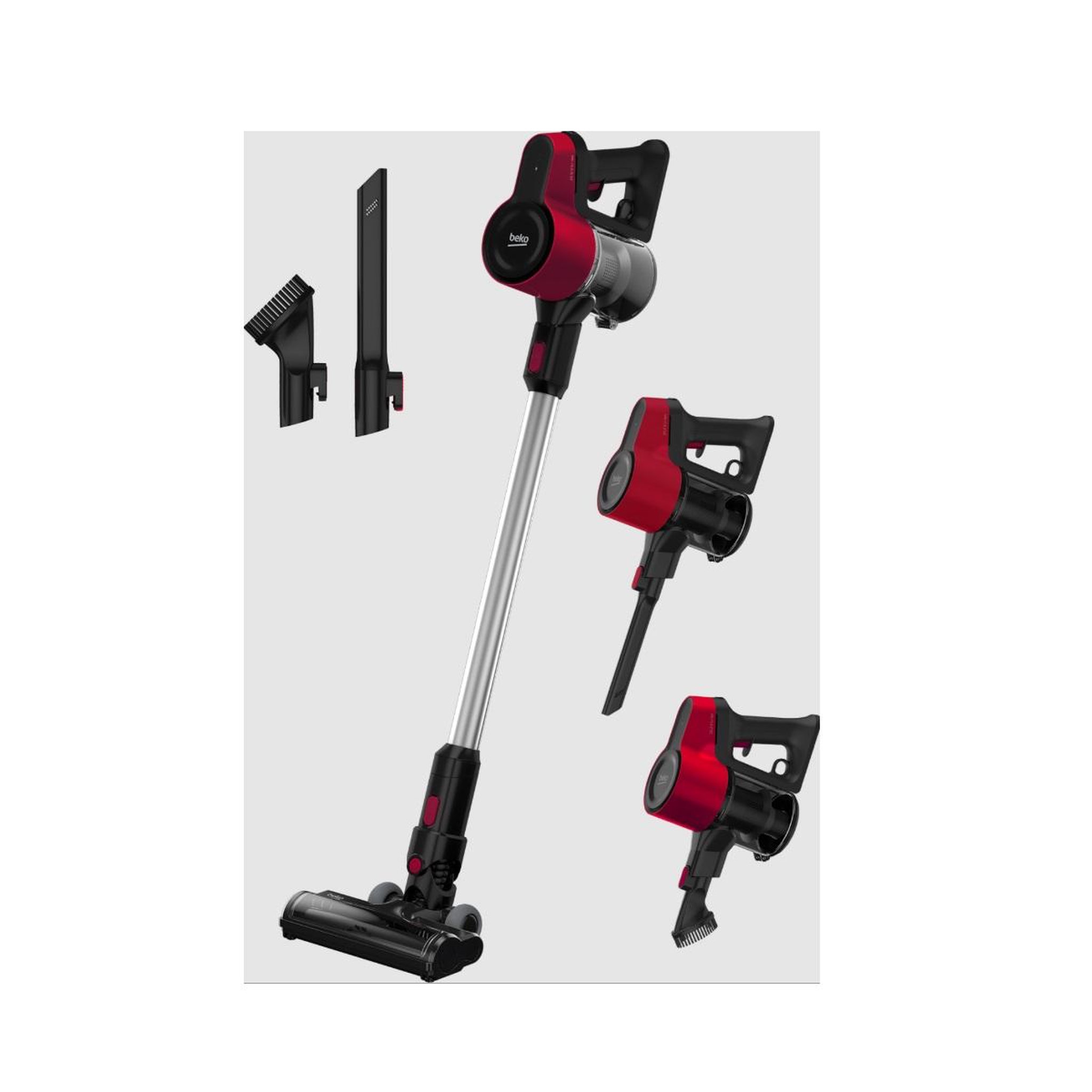 Voir la diapositive 6 : Beko Aspirateur balai 0.55l 110w rouge - vrt50121vr