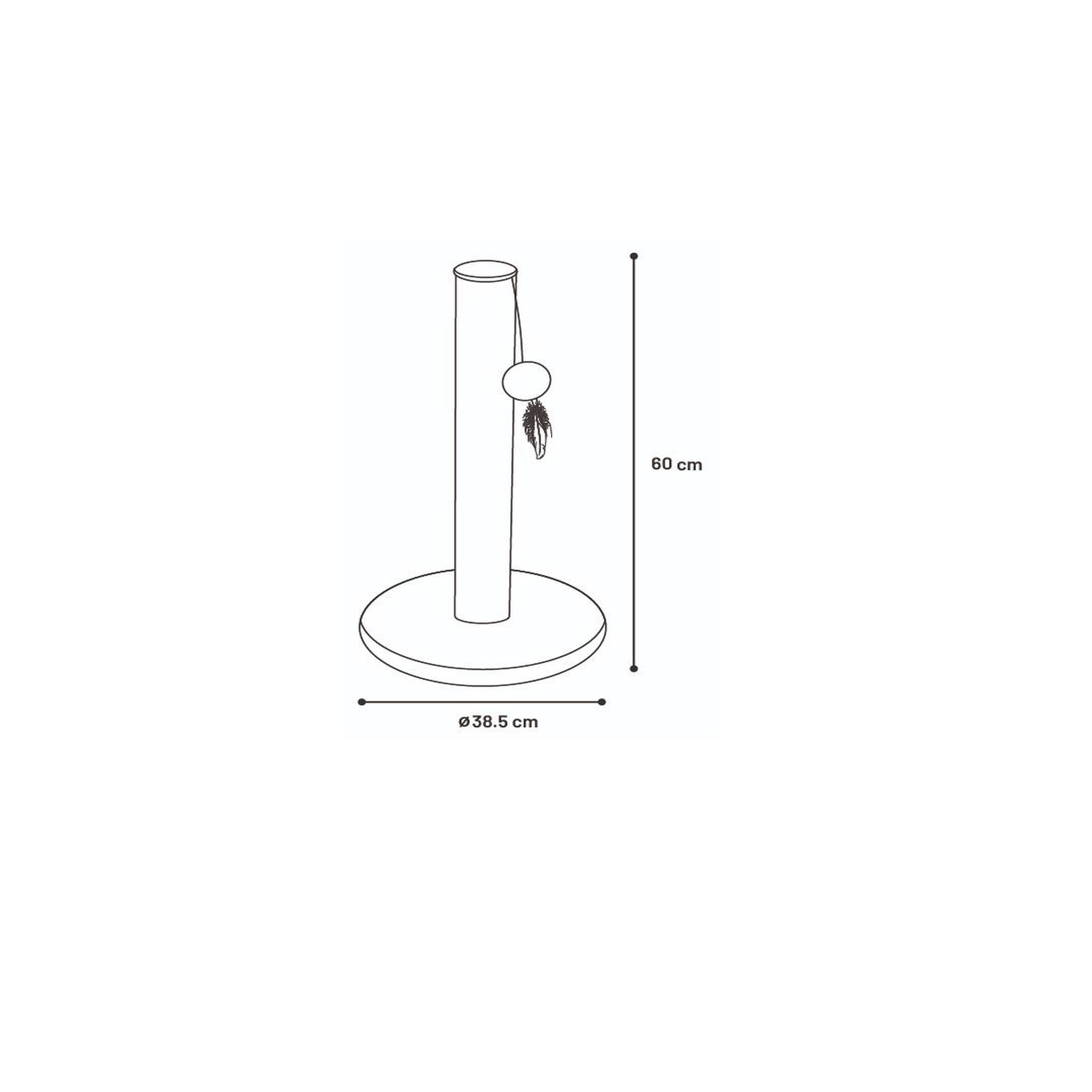 Voir la diapositive 3 : Eden Arbre a chat riba griffoir design avec base rembourrée 60cm