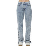 Pieces Jean Droit  Femme Pieces Fenda. Coloris disponibles : Bleu