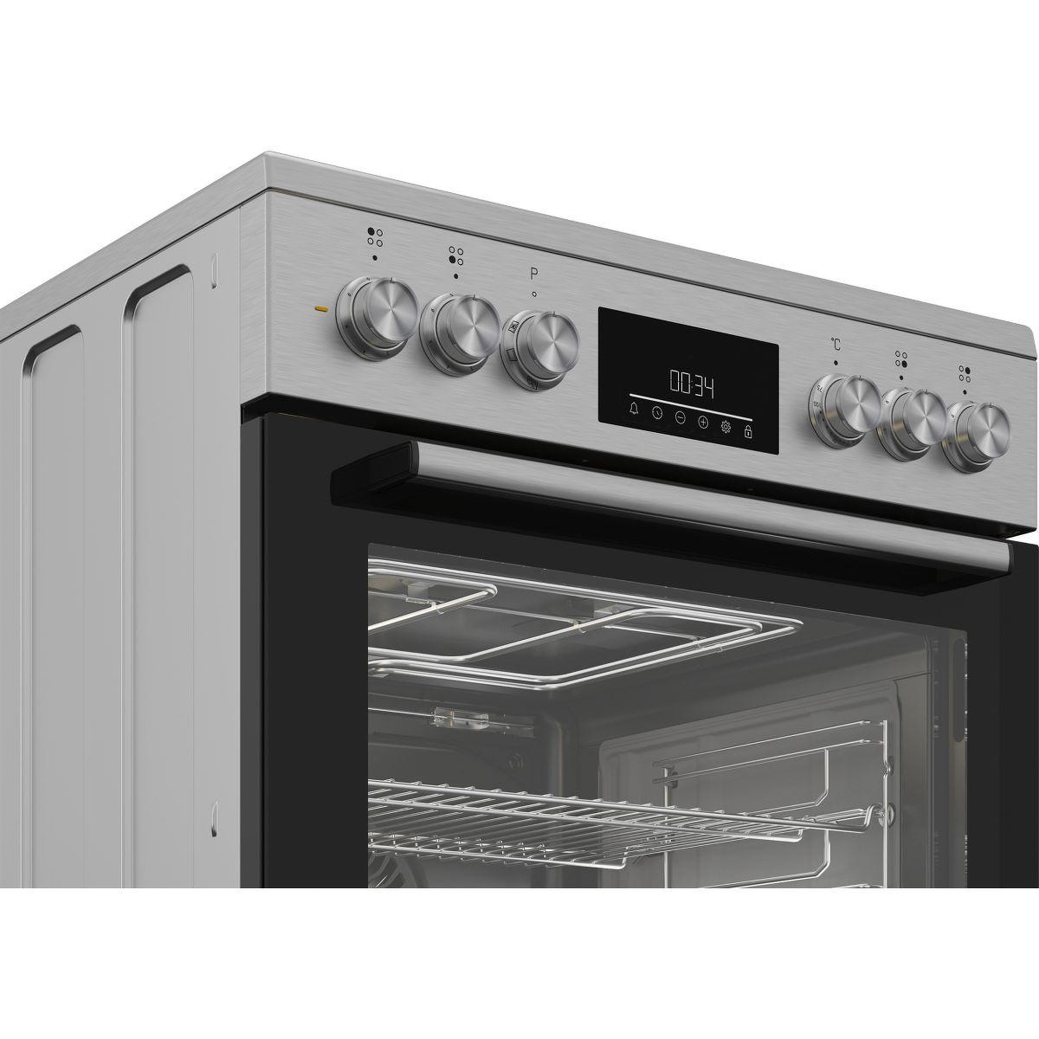 Voir la diapositive 3 : Beko Cuisinière vitrocéramique fbe67300xcs