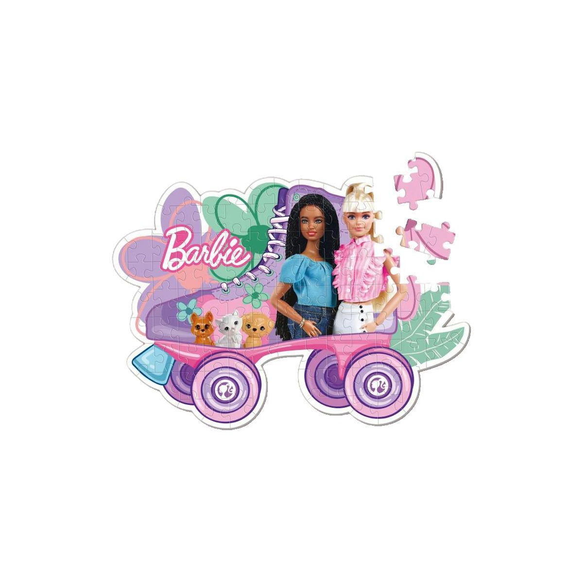 BARBIE Puzzle Barbie multicolore 104 pièces