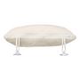 Voir la diapositive 3 : FIVE Oreiller de Bain 2 Ventouses  Textile  33cm Beige