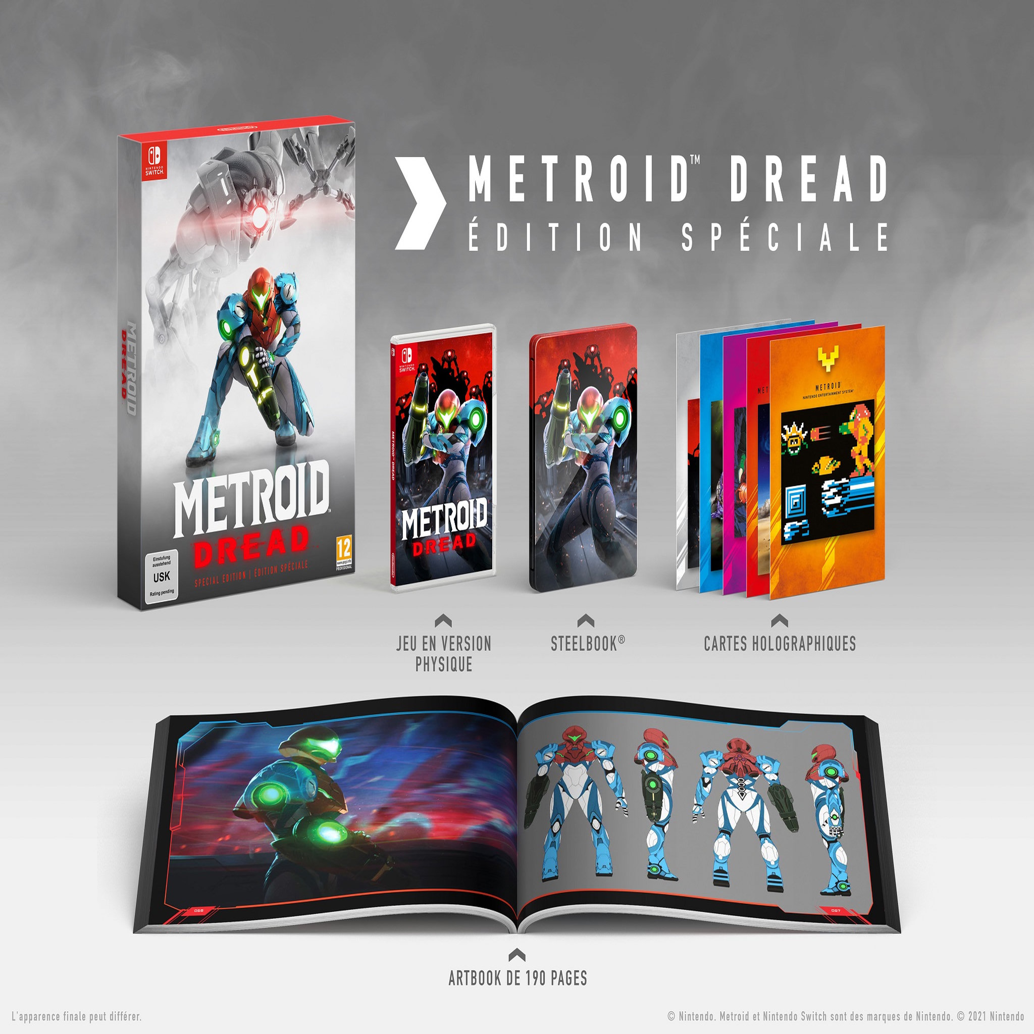 Voir la diapositive 1 : Metroid Dread Edition Speciale Nintendo Switch