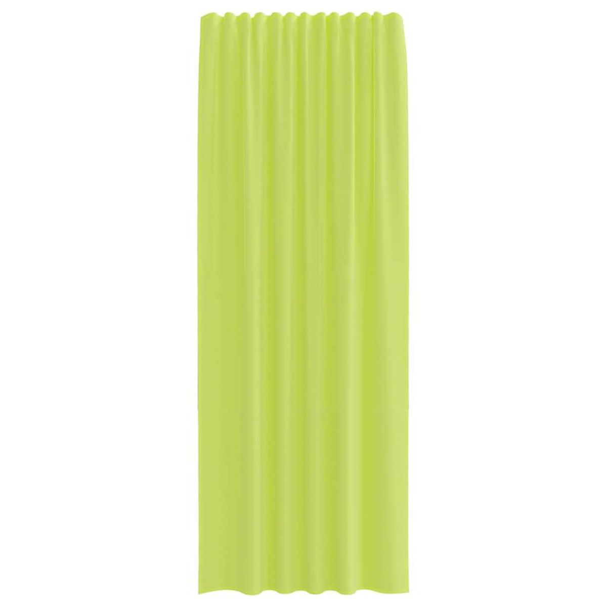 VIDAXL Rideaux en voile avec passants 2 pcs vert pomme