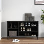 Voir la diapositive 3 : VIDAXL Armoire a chaussures Noir 102x36x60 cm Bois d'ingenierie