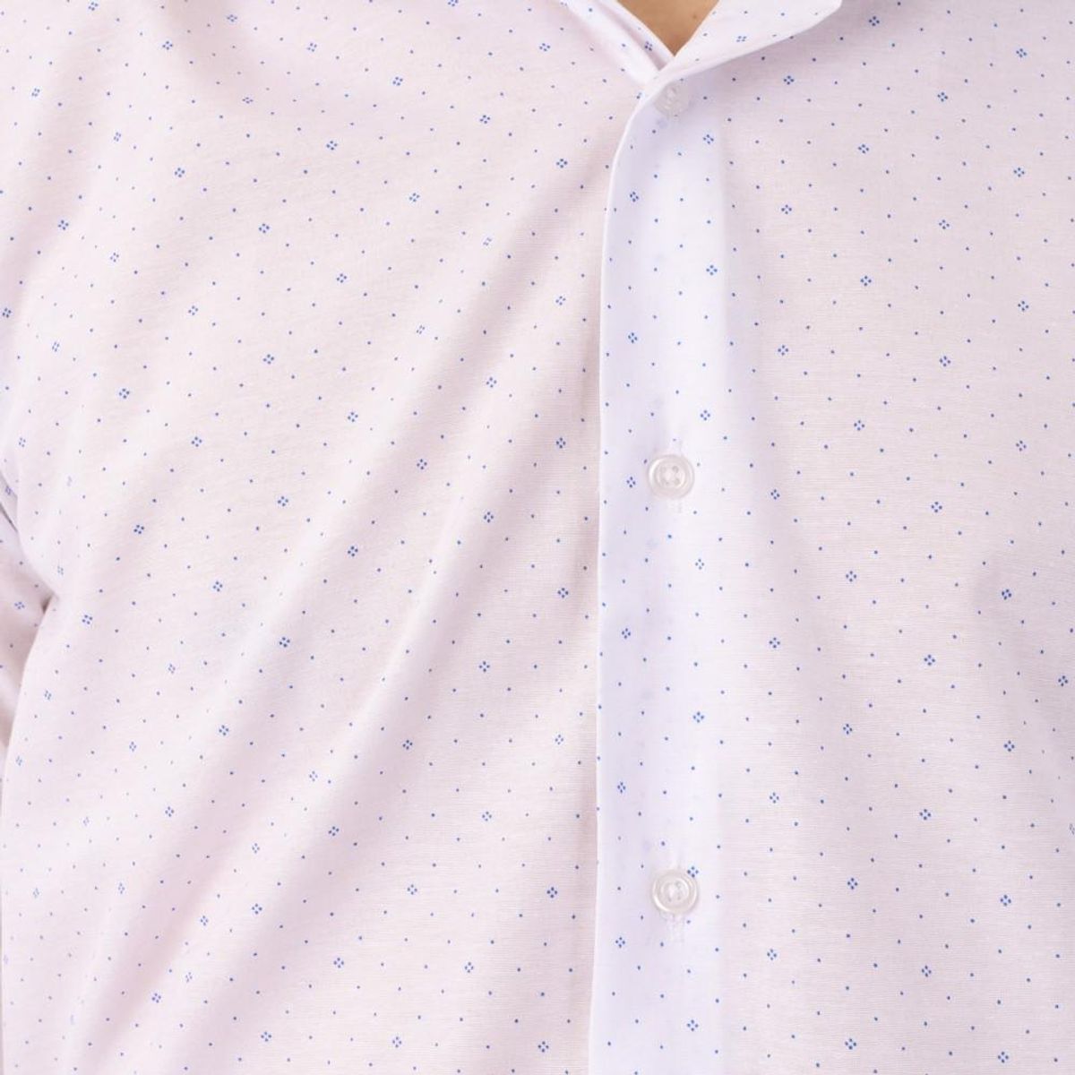 SAINT - HILAIRE Chemise Blanche/Imprimé Homme Saint Hilaire 202