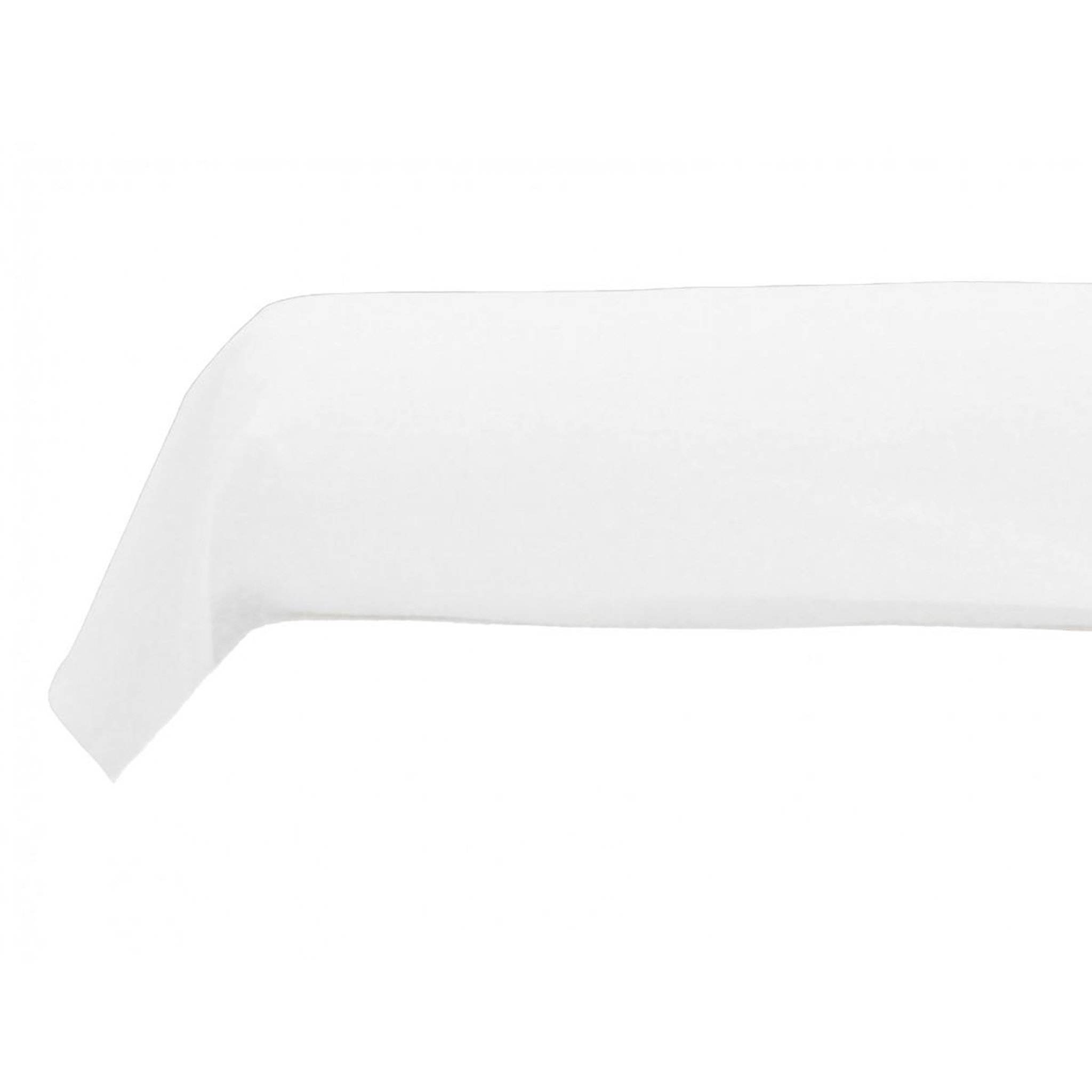 Voir la diapositive 1 : FUTURE HOME Taie traversin unie polycoton blanc éclatant blanc 43x186cm