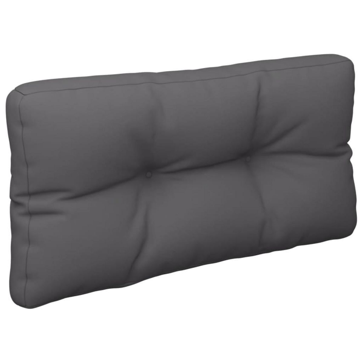 VIDAXL Coussins de palette lot de 2 anthracite tissu