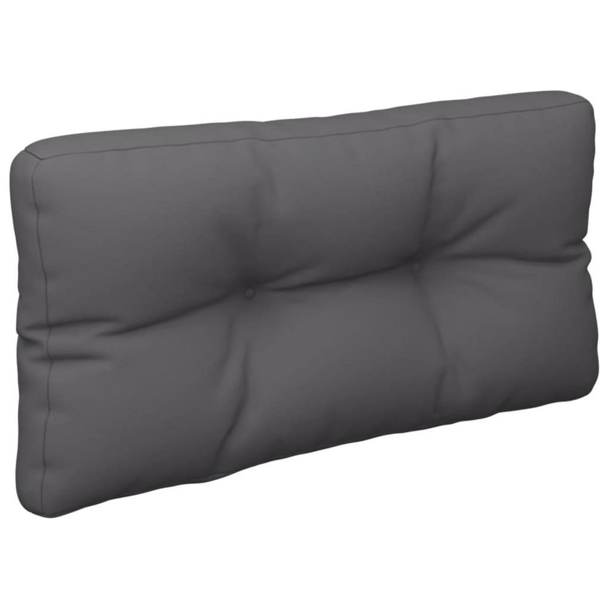 VIDAXL Coussins de palette lot de 2 anthracite tissu