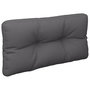 Voir la diapositive 5 : VIDAXL Coussins de palette lot de 2 anthracite tissu