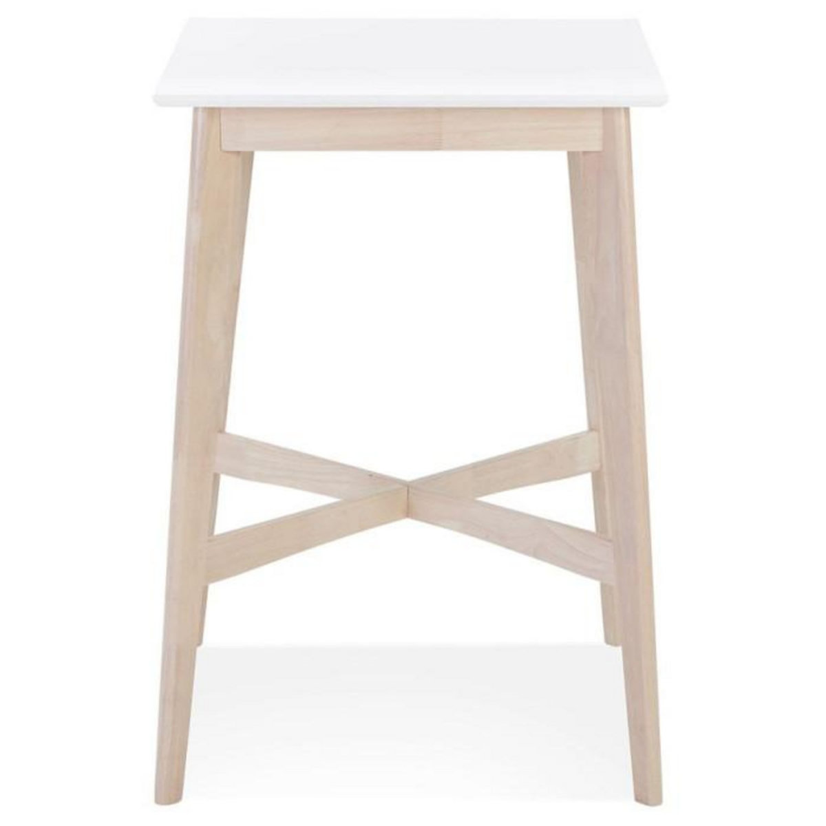 Paris Prix Table de Bar Scandinave  Hakido  105cm Blanc